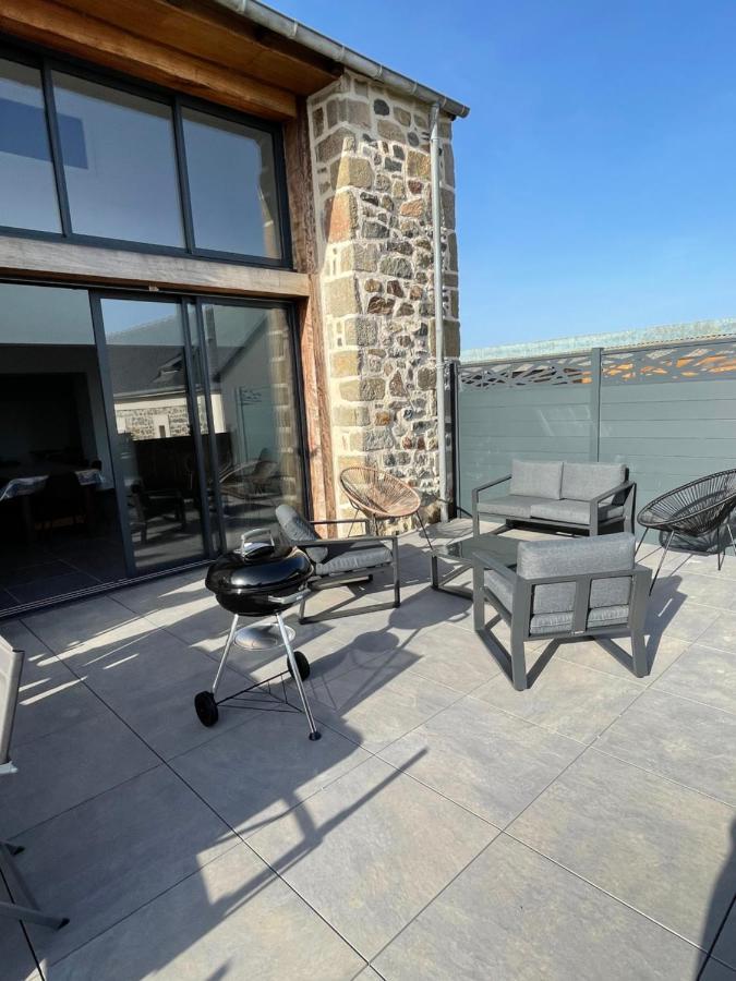 Villa Magnifique Corps De Ferme Renove Avec Jacuzzi Hillion Exterior foto