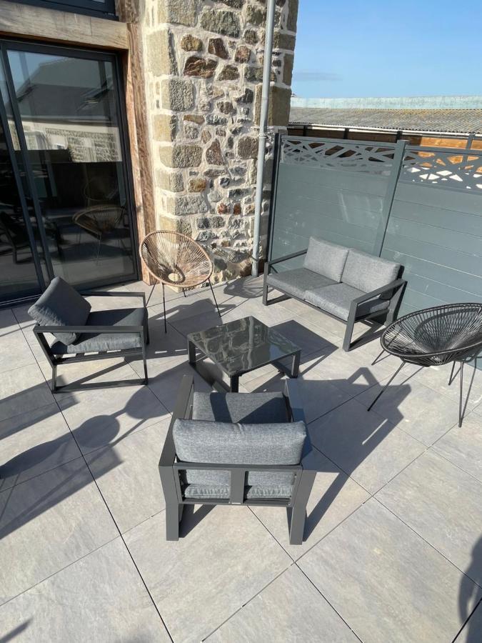 Villa Magnifique Corps De Ferme Renove Avec Jacuzzi Hillion Exterior foto